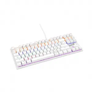 TECLADO RAPTOR FIRECLAW M87 WHITE
