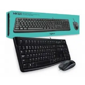 TECLADO Y MOUSE LOGITECH MK120