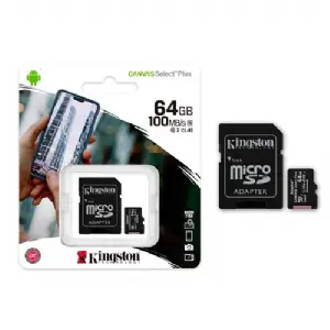 MEMORIA MICRO-SD 64 GB. CLASS 10 KINGSTON