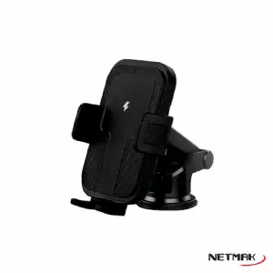 SOPORTE P/CEL NETMAK NM-HC42 C/CARGA INALAMBRICA