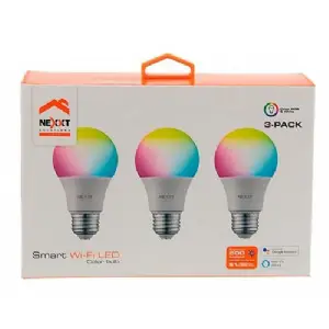 LAMPARA E27 RGB WIFI NEXXT PACK X3 NHB-C1203-PK