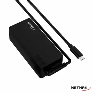 FUENTE NOTEBOOK USB-C NETMAK NM-1265
