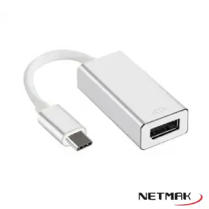ADAPTADOR USB-C A DISPLAY PORT (H) NETMAK NM-C106