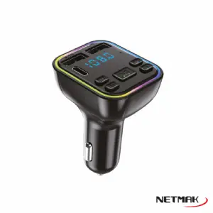 TRANSMISOR DE FM C/BLUETOOTH NETMAK NM-CAR38