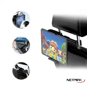 SOPORTE P/TABLET APOYACABEZAS NETMAK NM-HC87