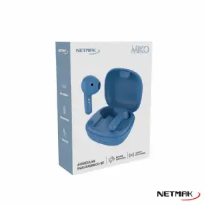 AURICULARES BLUETOOTH NETMAK NM-MIKO-B BLUE