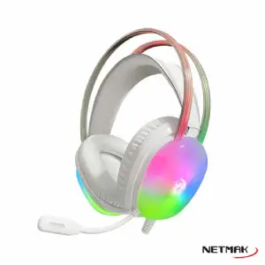 AURICULARES C/MIC NETMAK NM-N25-W WHITE