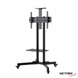 SOPORTE P/LCD NETMAK NM-ST37 C/PIE Y RUEDAS