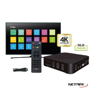 TV BOX ANDROID 10.0 1GB/8GB NETMAK NM-TVBOX3