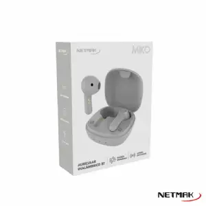 AURICULARES BLUETOOTH NETMAK NM-MIKO-W WHITE