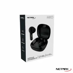 AURICULARES BLUETOOTH NETMAK NM-MIKO BLACK