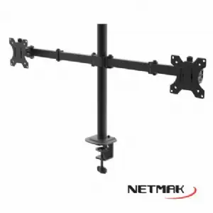 SOPORTE P/MONITOR DOBLE ESCRITORIO NM-ST18