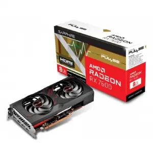 VIDEO RADEON RX 7600 8 GB. SAPPHIRE PULSE RX