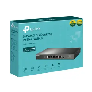 SWITCH 5 PORTS MULTIGIGA TP-LINK TL-SG105PP 2.5G 4-POE