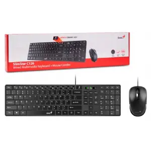 TECLADO Y MOUSE GENIUS SLIMSTAR C126 USB