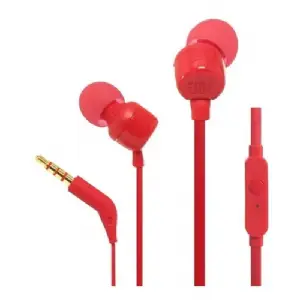 AURICULAR JBL T110 RED