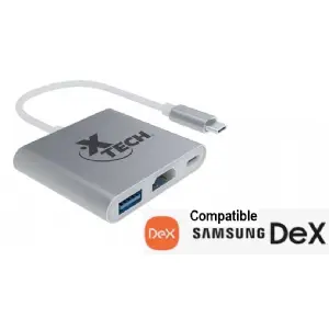 ADAPTADOR TYPE C 3 EN 1 XTX-565 (HDMI-USB 3.0-TYPEC)