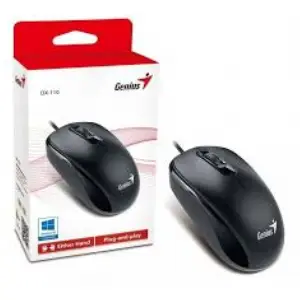 MOUSE OPTICO GENIUS DX-110 BLACK USB