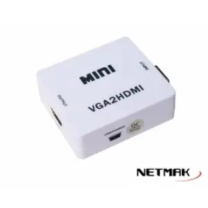 CONVERSOR VGA A HDMI C/AUDIO NM-HD2