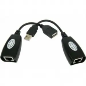 CABLE USB EXTENSION ACTIVA P/UTP H/45M