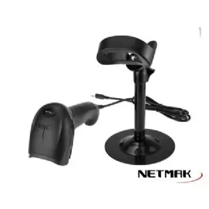 SCANNER CODIGO DE BARRAS C/PIE NETMAK NM-LC401S